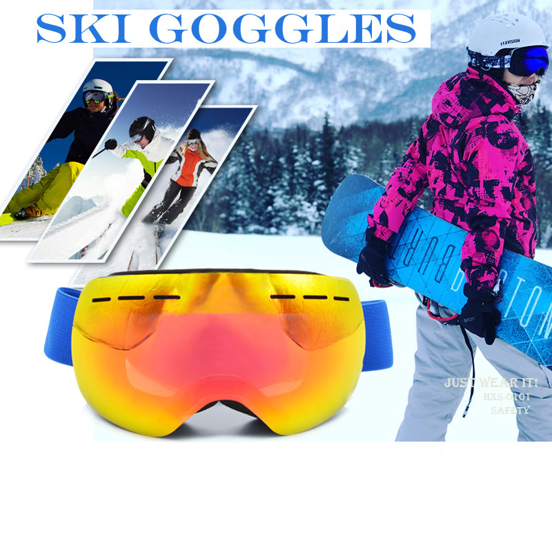EYTOCOR Anti-fog Magnetic Ski Goggles with Quick-change Lens