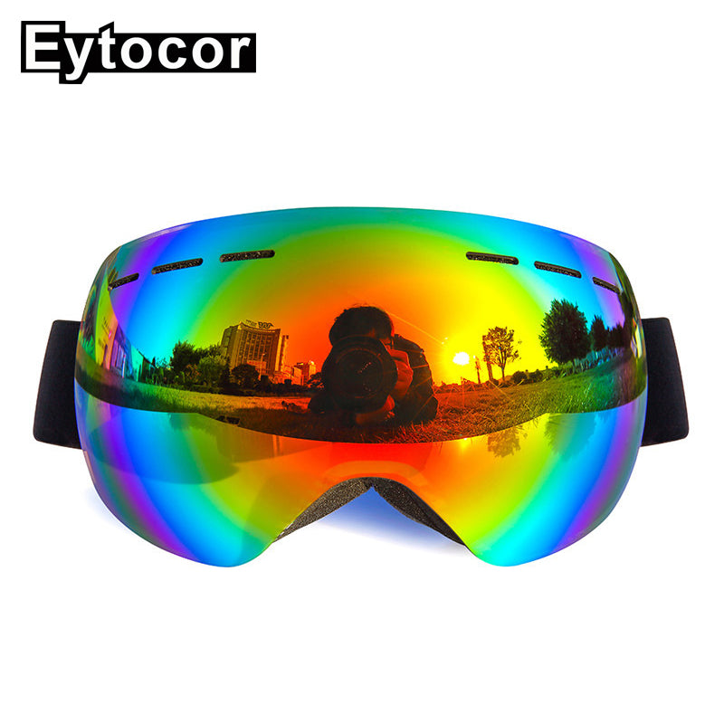 EYTOCOR Anti-fog Magnetic Ski Goggles with Quick-change Lens