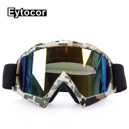EYTOCOR Anti-impact Motorcycle Glasses Sports Racing MX Off Road Oculos Helmet Ski Casque