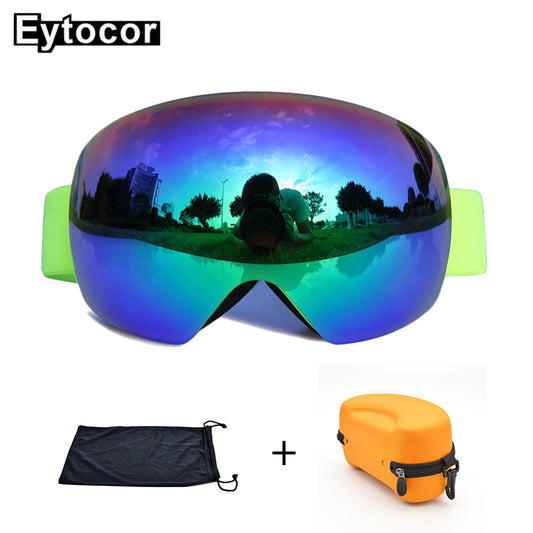 EYTOCOR Hot Sell Double Spherical Lens UV Protection Winter Snow Snowboard Goggles
